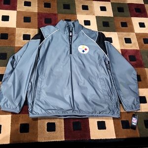 NWT NFL Men's Pittsburgh Steelers Light weight Jacket size 2XL